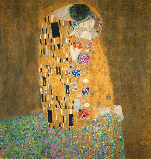 Gustav Klimt's The Kiss