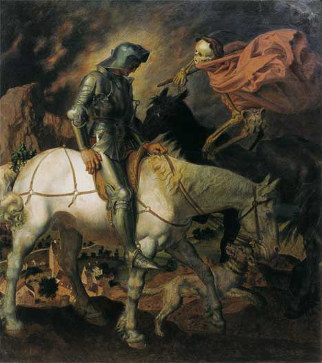 Don Quixote, Knight and Death, Theodor Baierl