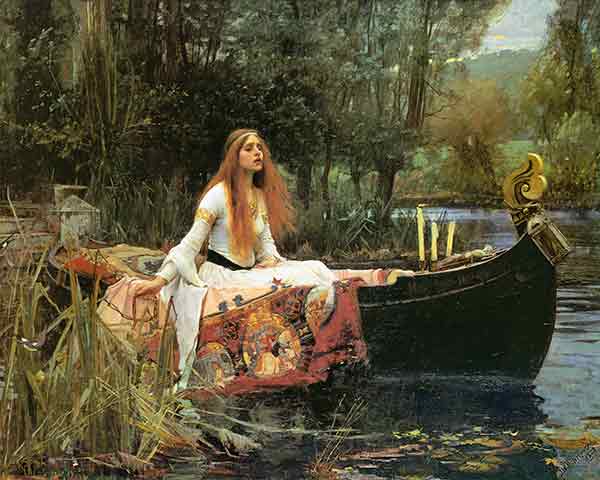 Lady of Shalott, John William Waterhouse 