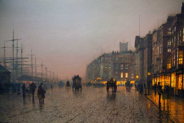 Liverpool from Wapping John Atkinson Grimshaw