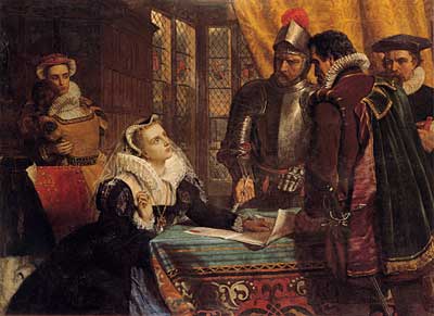 The Forced Abdication of Mary, Queen of Scots, Charles Lucy