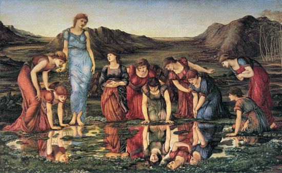 The Mirror of Venus,
Edward Burne-Jones


,Edward Burne-Jones


, Edward Burne-Jones