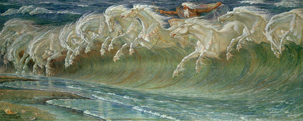 The Horses  of Neptune, Walter Crane