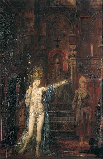 Salome Dancing for Herod (Salome Tattooed), Gustave Moreau