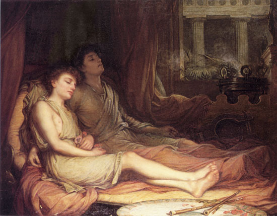 Sleep and His Half Brother Death, John William Waterhouse