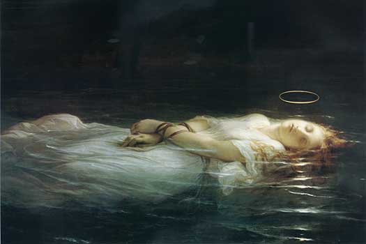 The Young Martyr (detail), Delaroche