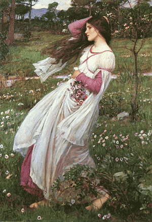 Windflowers, John William Waterhouse