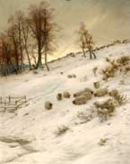 A Flock of Sheep in a Snowstorm
Joseph Farquharson