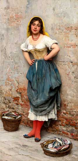 A Young Fishwife, von Blaas