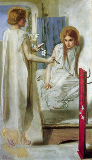 The Annunciation, Dante Gabriel Rossetti


