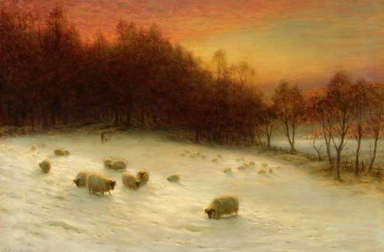 As the West  Wood Evening Glows, Joseph Farquharson