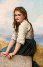 At the Edge of the Sea
William Bouguereau