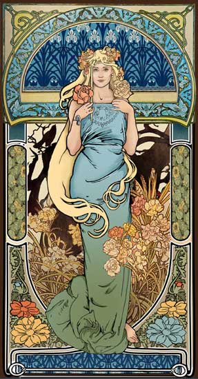 Portrait of Autumn,
Alphonse Mucha
