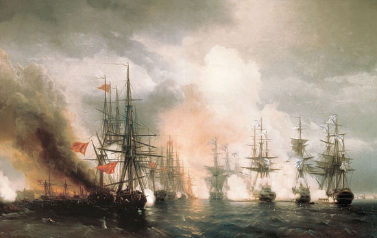 Battle of Sinop, Ivan Konstantinovich Aivazovsky