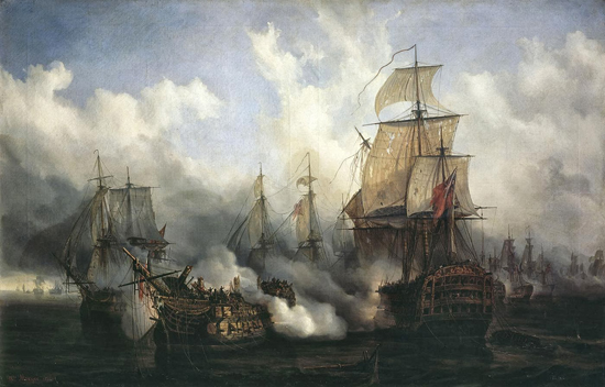 Battle of Trafalga, Auguste Mayer