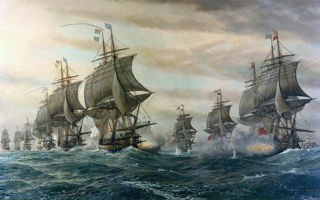 The Battle of the Virginia Capes, V. Zveg