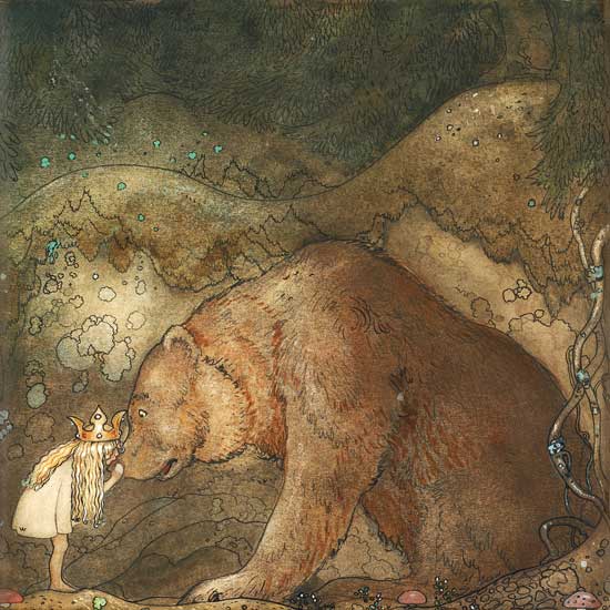 The Princess Kissing a Bear, Bauer