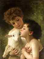 Children with a Lamb
William Bouguereau