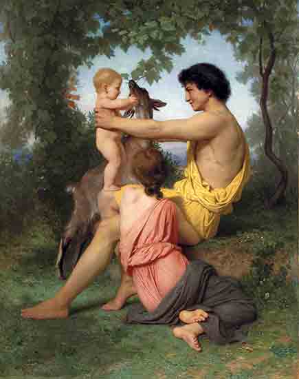 Idyll, Ancient Family, William Bouguereau