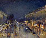 Boulevard Montmarte at Night