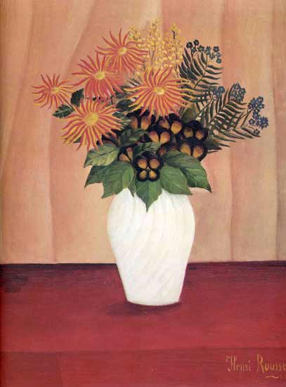 Bouquet of Flowers, Henri Rousseau