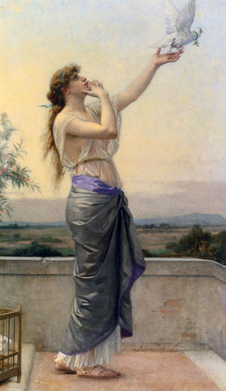 Love's Messenger, Alexandre Cabanel 


