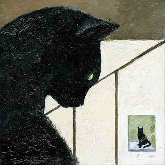 Cat-Watching Cat, Joyce Gibson

