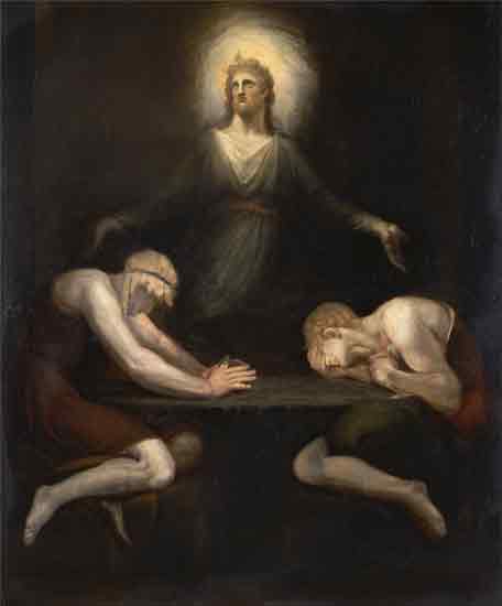 Christ Disappearing at Emmaus, Henri Fuseli