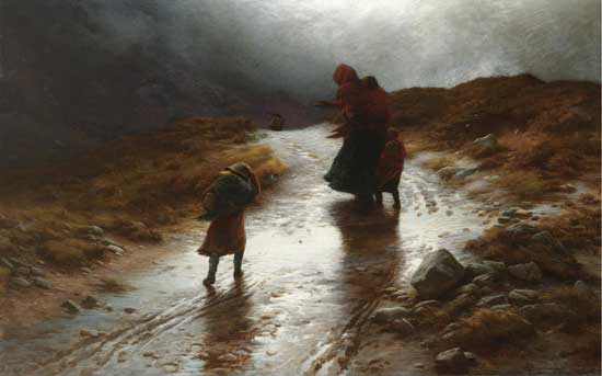 Cold Blows the Wind From East to West, Joseph Farquharson