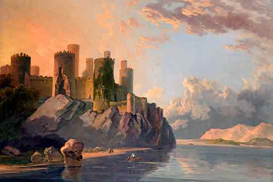 Conway Castle, Wales, William Hodges 