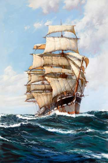 The Clan MacFarlane, Montague Dawson