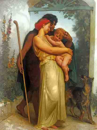 Departure of the Shepherd, William Bouguereau