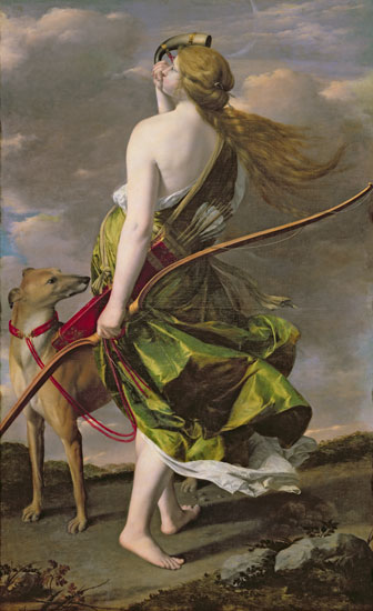 Diana the Huntress, Orazio Gentileschi 