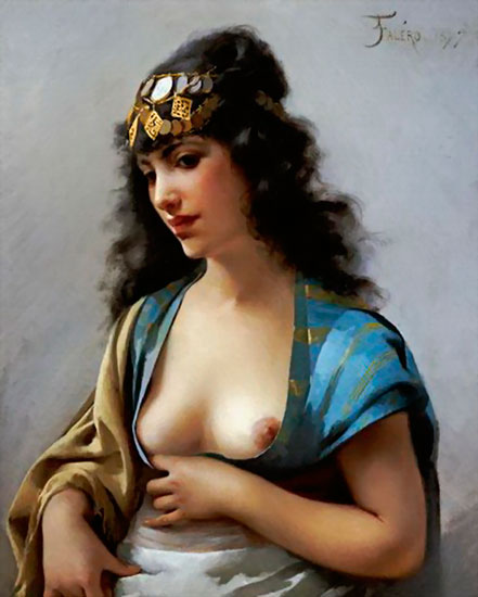 An Eastern Beauty, Luis Ricardo Falero