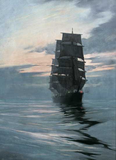 Eventide,  Montague Dawson