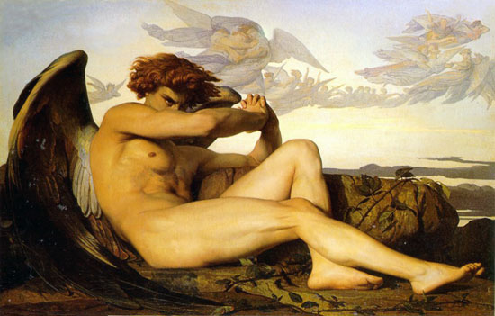 Fallen Angel, Alexandre Cabanel 

