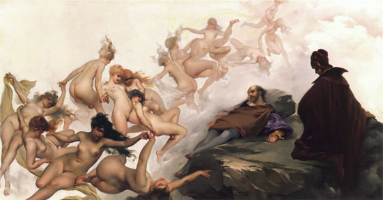 Faust and Mephisto,the Dream, Luis Ricardo Falero