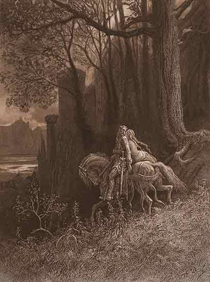 Geraint and Enid,
Gustave Doré
