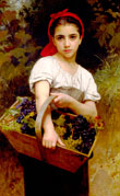 The Grape Picker William-Adolphe Bouguereau