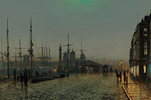 Hull Docks at Night
John Atkinson Grimshaw