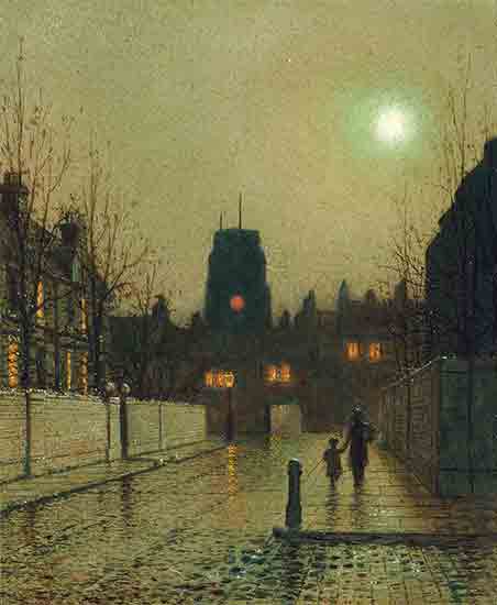 Old Chelsea, John Atkinson Grimshaw