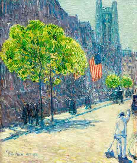 Just off the Avenue 53rd Street, Childe Hassam

, Grimshaw