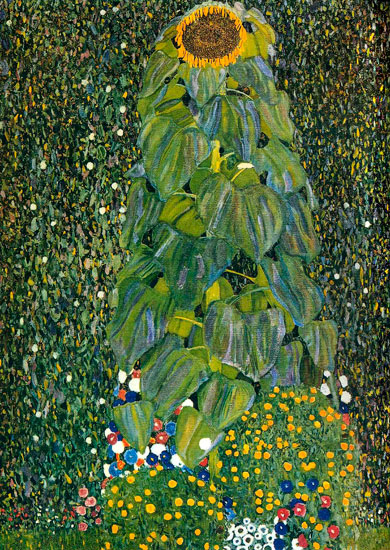 Sunflower 1907, Klimt