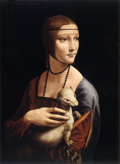  Lady with an Ermine, Leonardo da Vinci