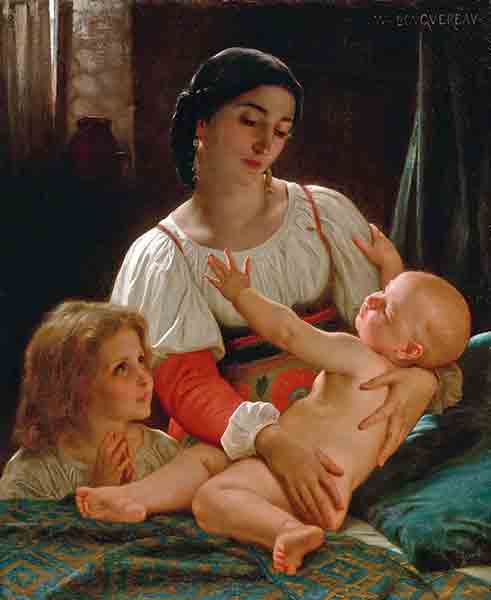 Le Reveil, William Bouguereau