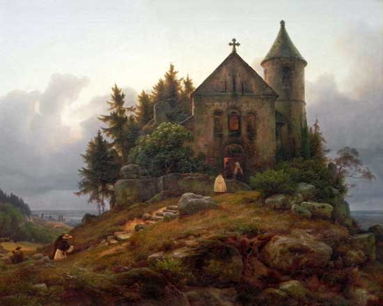 Forest Chapel, Carl Friedrich Lessing