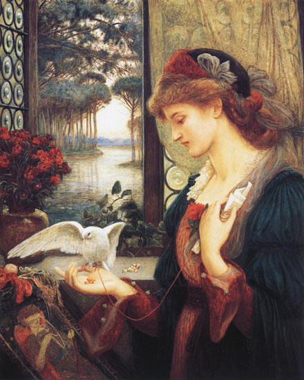 Love's Messenger, Marie Spartali Stillman