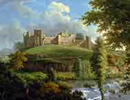 Ludlow Castle with Dinham Weir 
Samuel Scott

