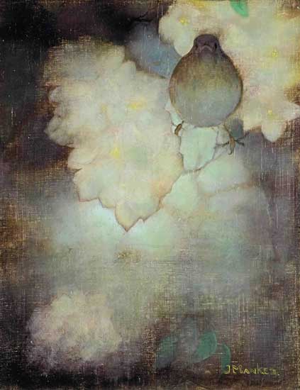 Apple Blossoms with Bird, Jan Mankes