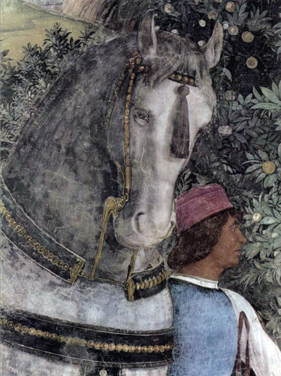 Horse and Groom, detail, Andrea Mantegna